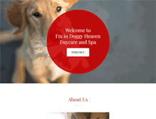 Tablet Screenshot of imindoggyheaven.com